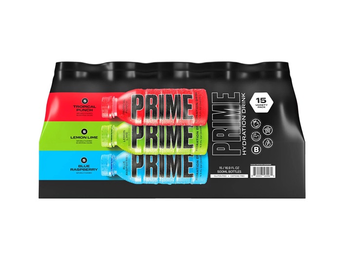 Prime assorted hydration drink 15ct 16.9oz