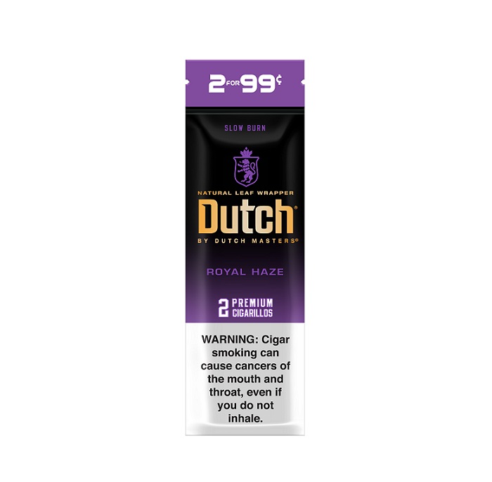 Dutch master 2/.99 f.p. royal haze 30/2pk ltd ed