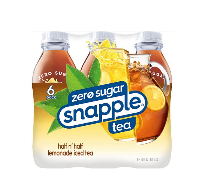 Snapple lemonade 1/2&1/2 zero sugar 6ct 16oz