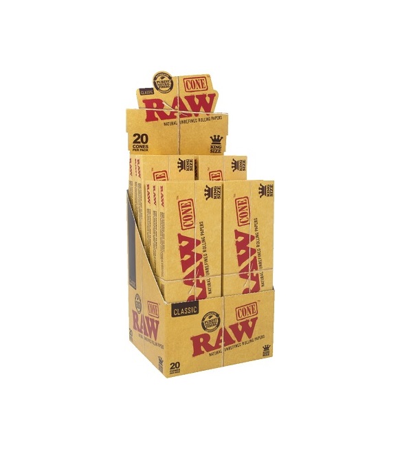 Raw classic cones k/s 12ct
