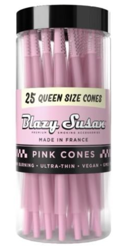 Blazy susan pink queen size cones jar 25ct