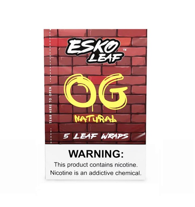 Esko leaf og natural cigar wraps 8/5pk