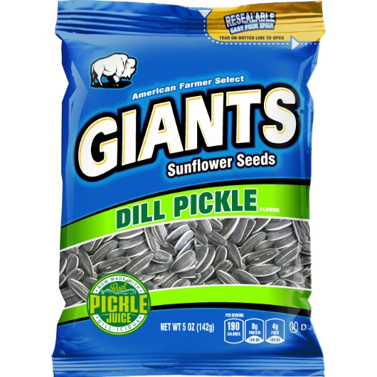 Giant snacks dill pickle sunflower seeds 5oz