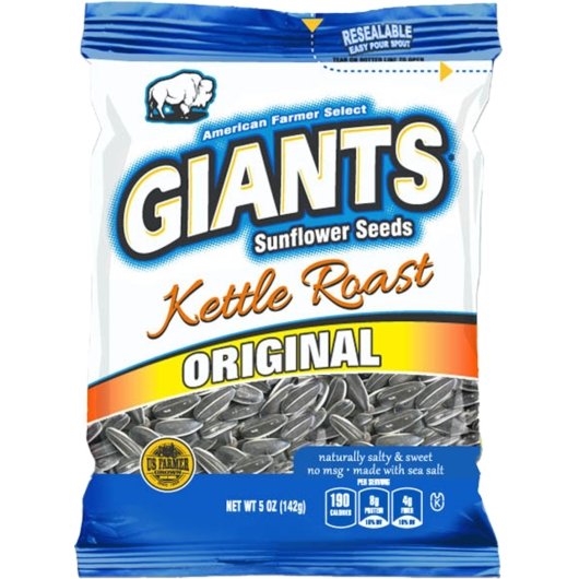 Giant snacks kettle roast sunflower seeds 5oz