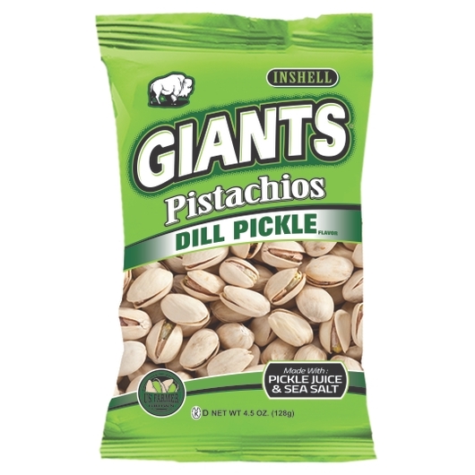 Giant snacks dill pickle pistachios 4.5oz