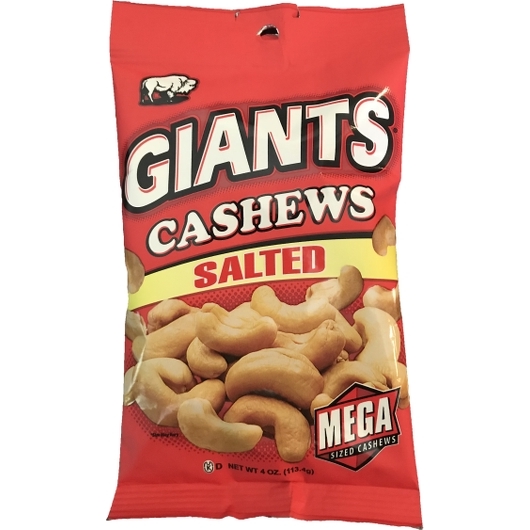 Giant snacks salted cashew 4oz