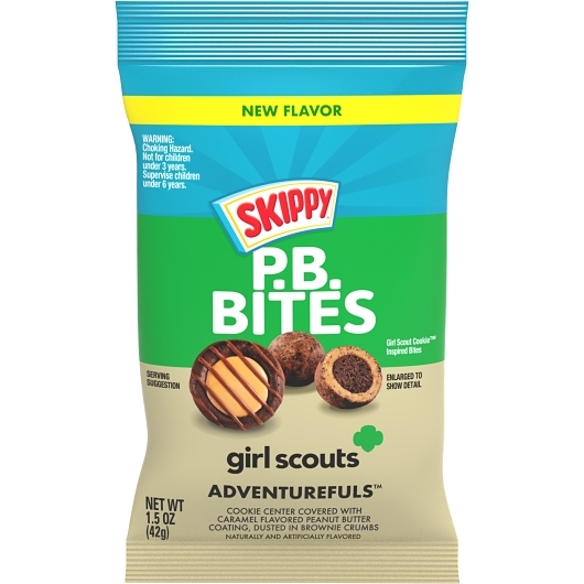 Skippy pb bites girlscouts adventurfuls 12ct 1.5oz