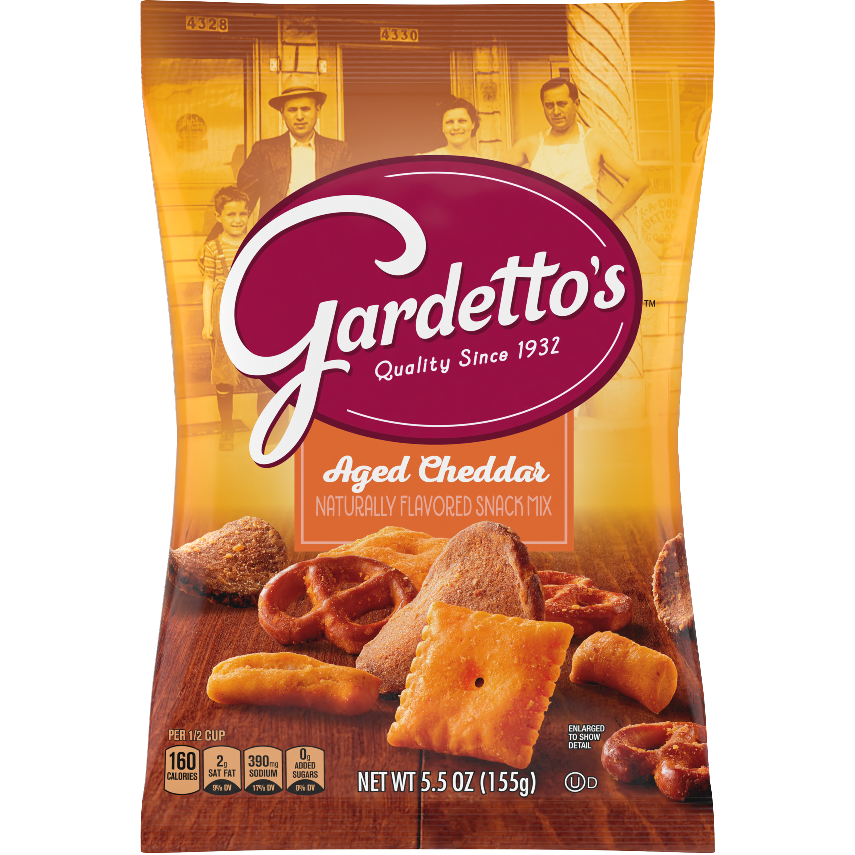 Gardetto`s aged cheddar 5.5oz