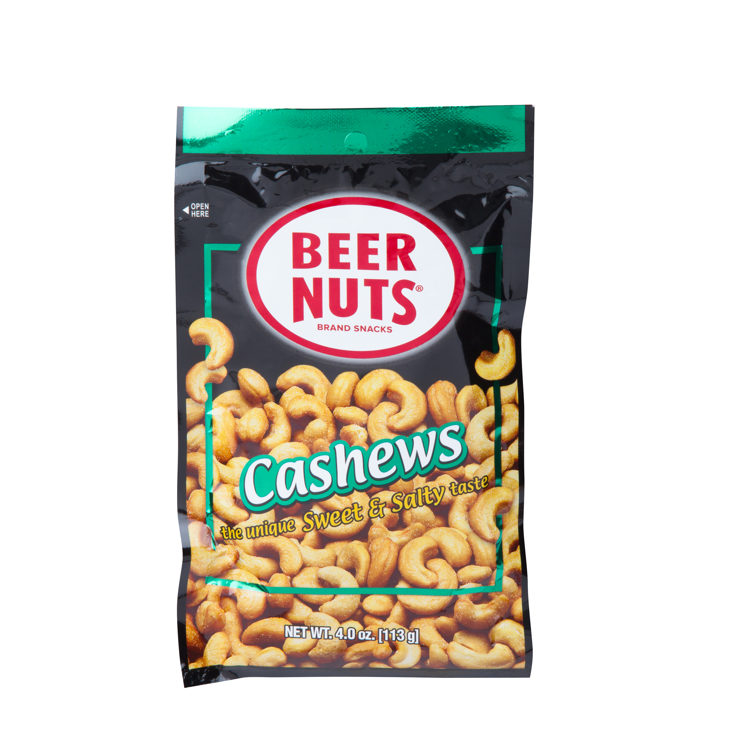 Beer nuts cashews 4oz