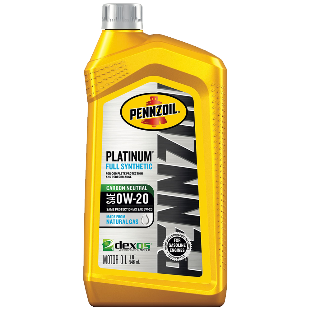 Pennzoil full syn platinum dexos 0w20 6ct1qt