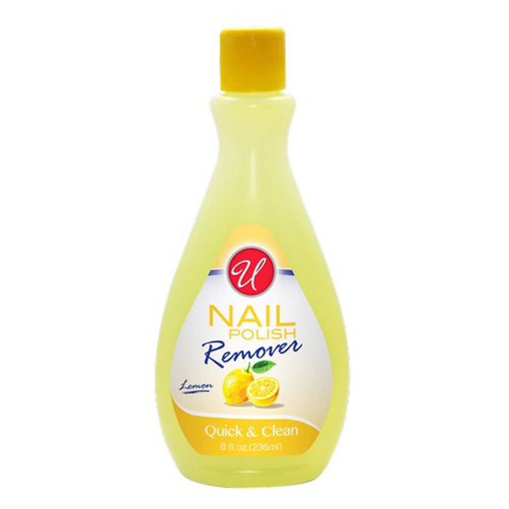 U nail polish remover lemon 6oz