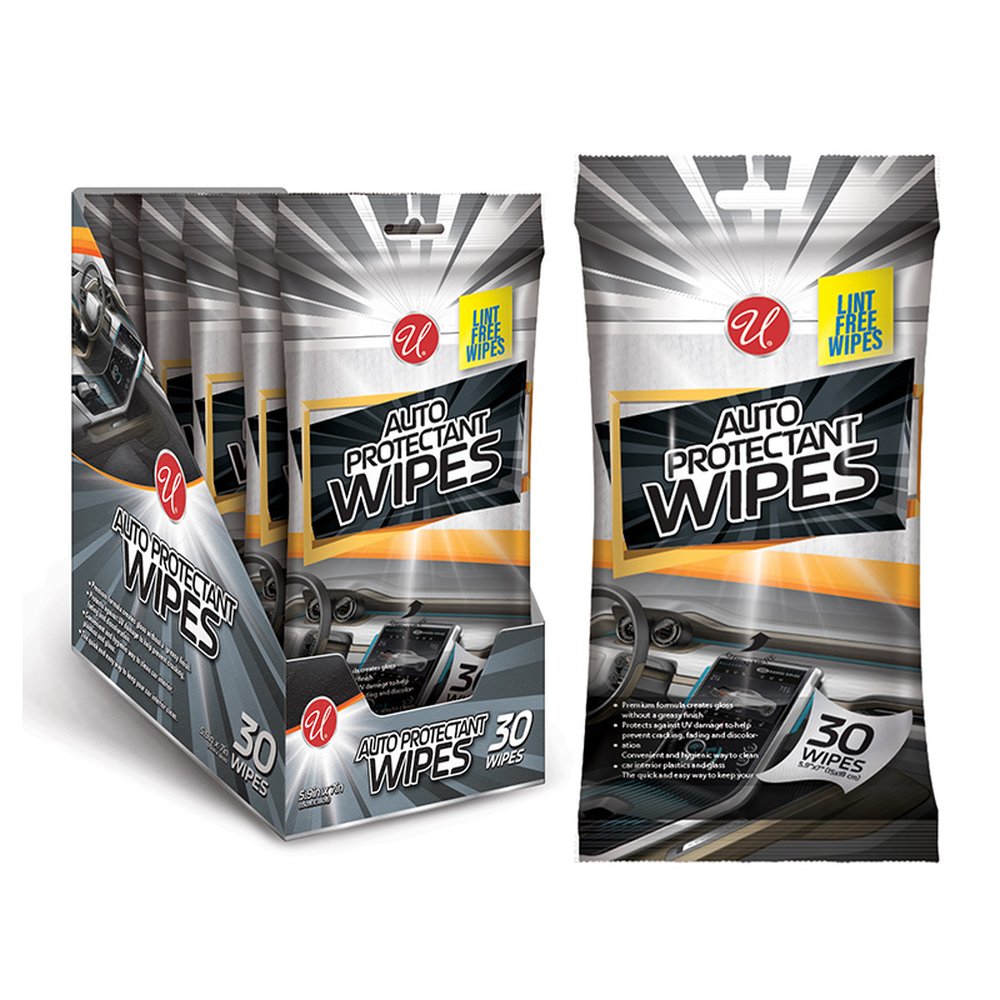 U auto protectant wipes 30pk