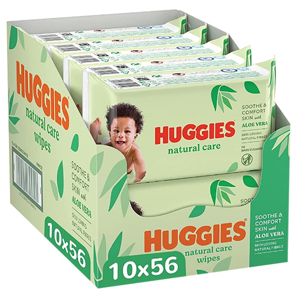 Huggies natural care baby wipes 56pk