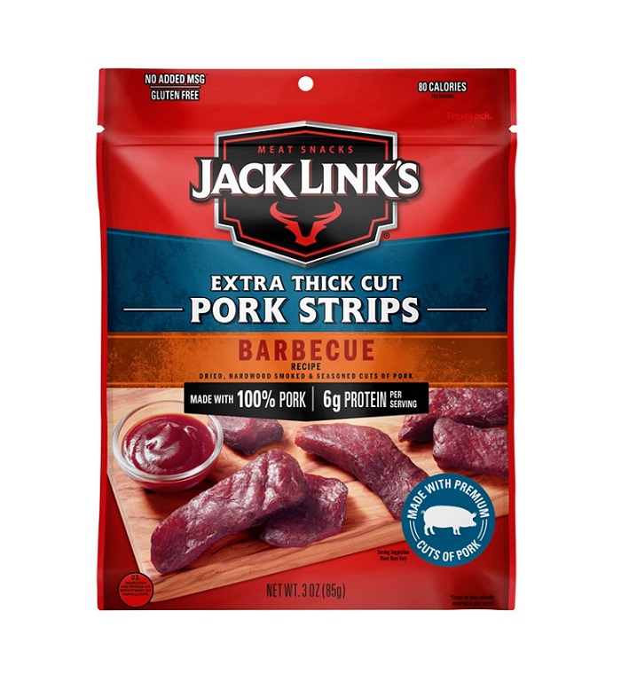 Jack links bbq pork strps thick cut jerky 3oz