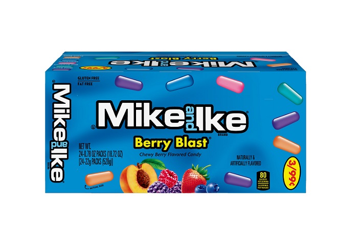 Mike & ike berry blast 3/$.99 24ct 0.78oz