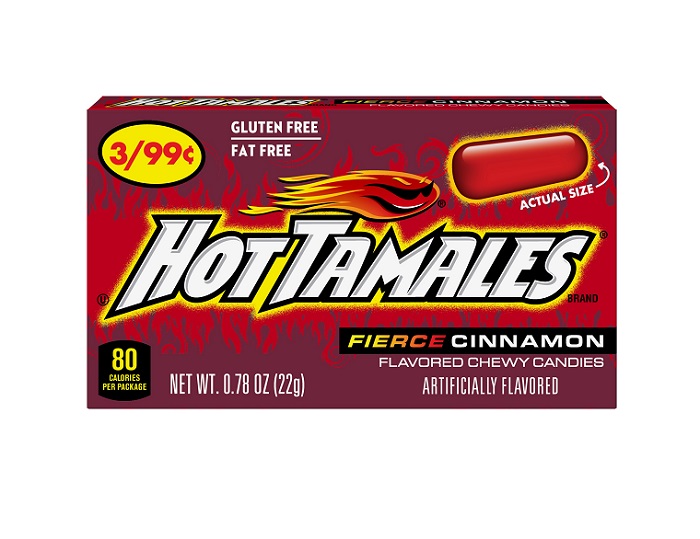 Hot tamales fierce cinnamon 3/$.99 24ct 0.78oz