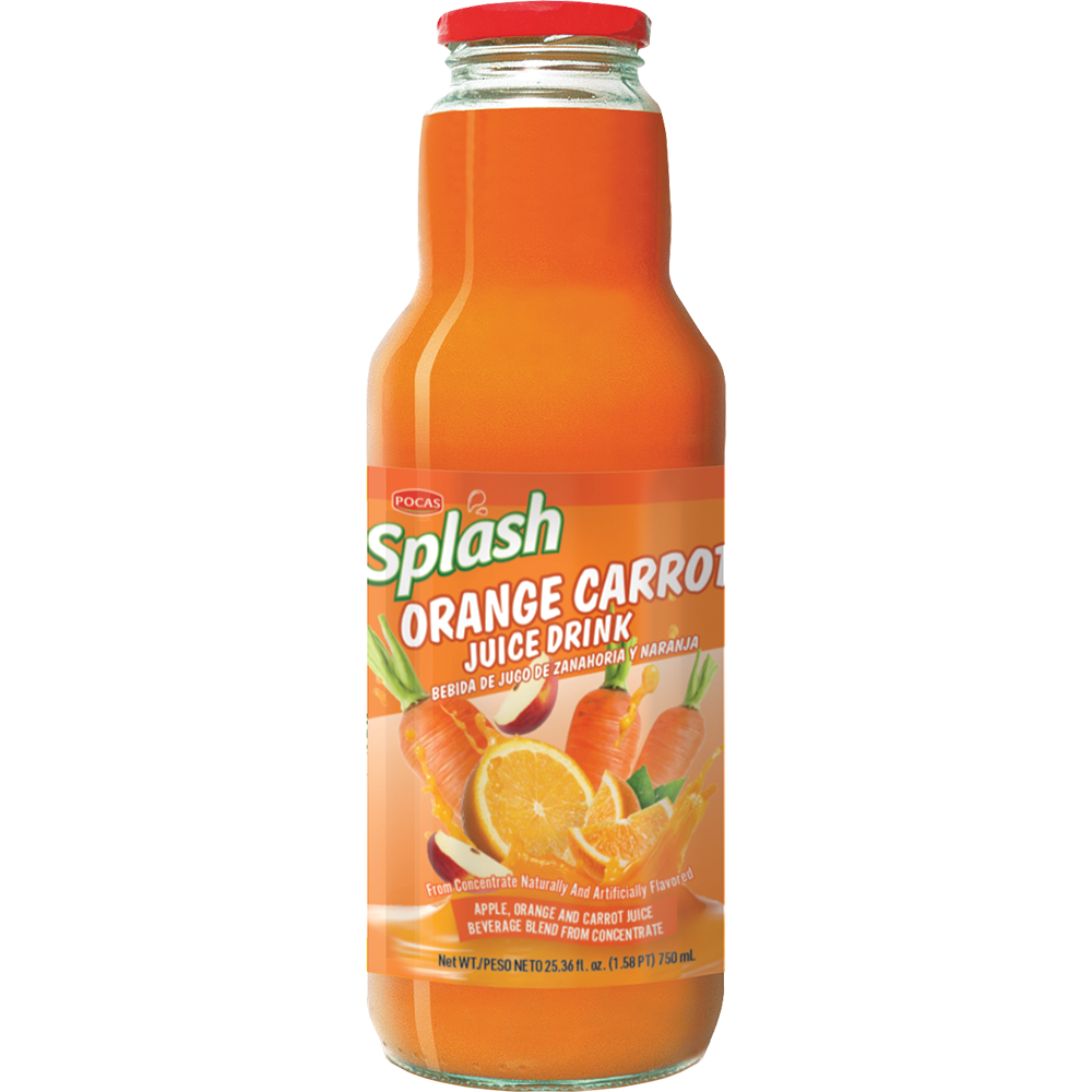 Poca splash carrot orange 8ct 25.4oz