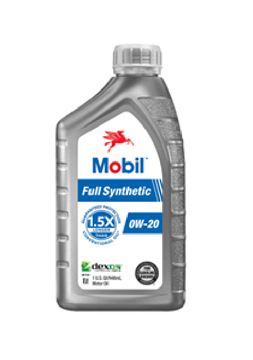 Mobil sae 0w20 full synthetic 6ct 1qt
