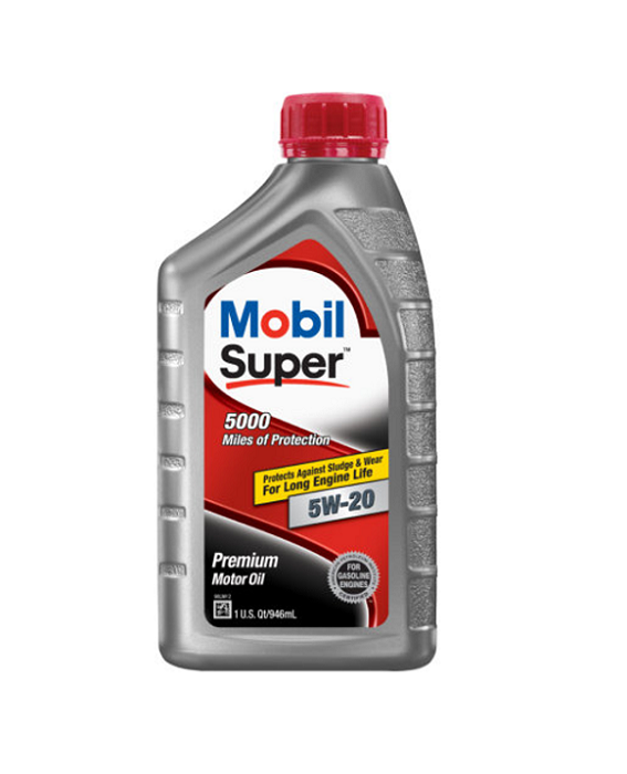 Mobil motor oil 5w20 super 6ct 1qt
