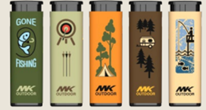 Mk outdoor asst wp lighter 50ct