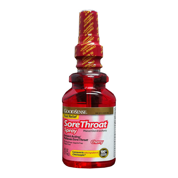 Good sense cherry sore throat spray 6oz