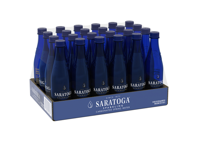 Saratoga sparkling water 24ct 0.5ltr