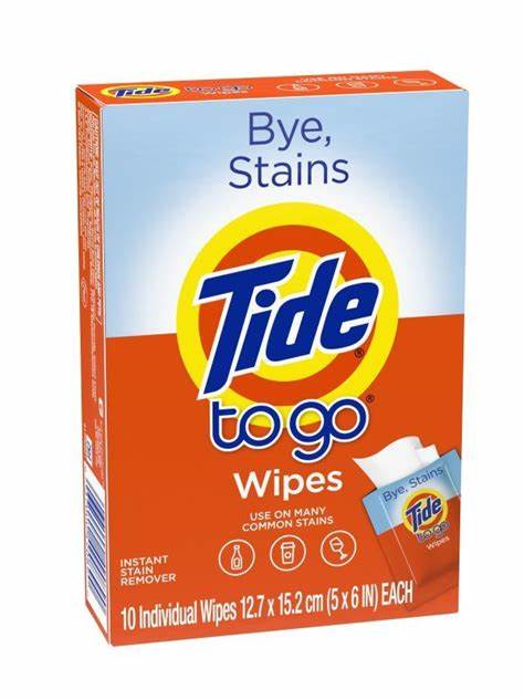 Tide to go wipes 10ct