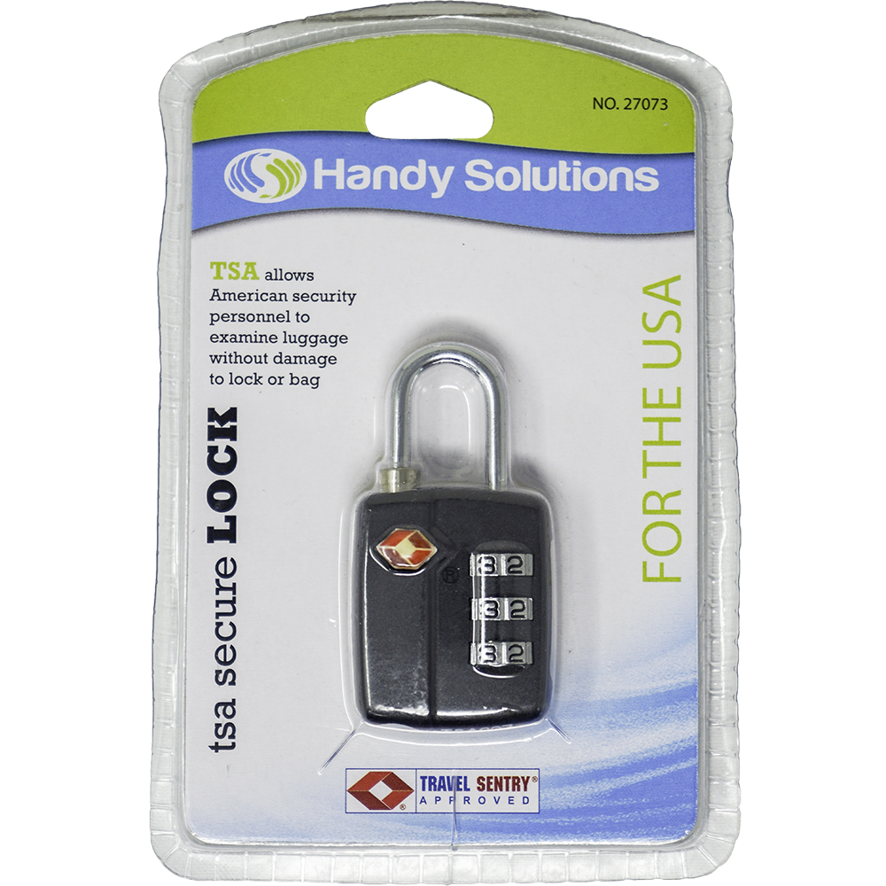 Handy solutions tsa travel lock