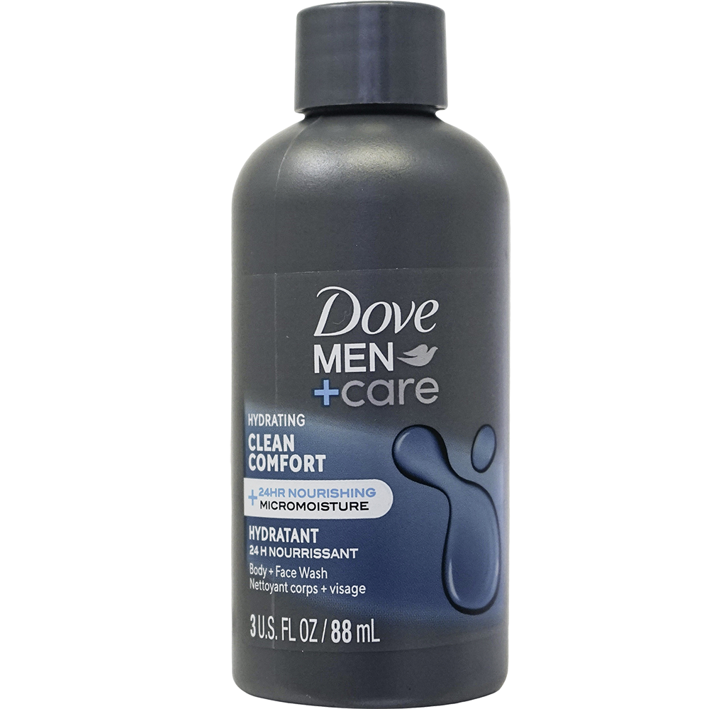 Dove men care clean comfort body and face wash 3oz