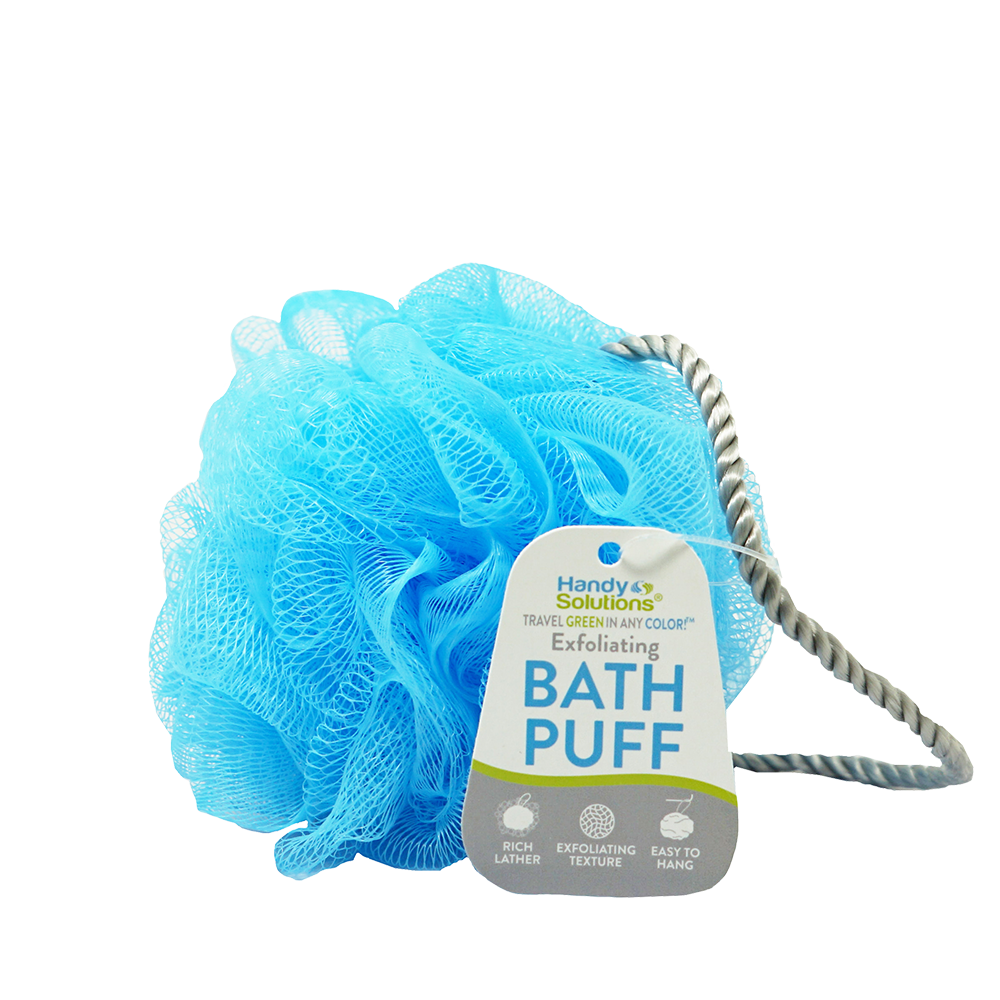 Handy solutions bath puffs w/display 12ct