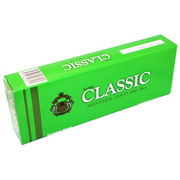 Classic menthol gold 100 box