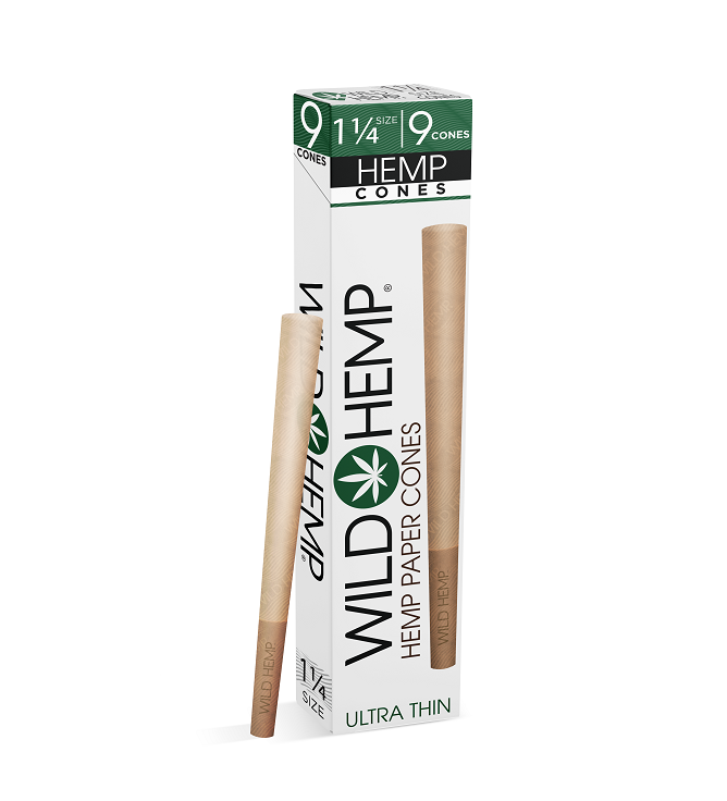 Wild hemp ultra thin hemp cones 1.25