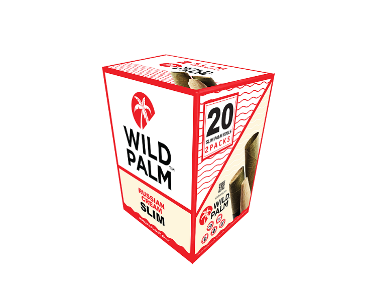 Wild palm russian cream slim rolls 20/2pk