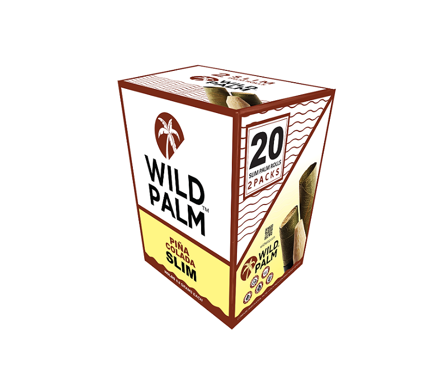 Wild palm pina colada slim rolls 20/2pk