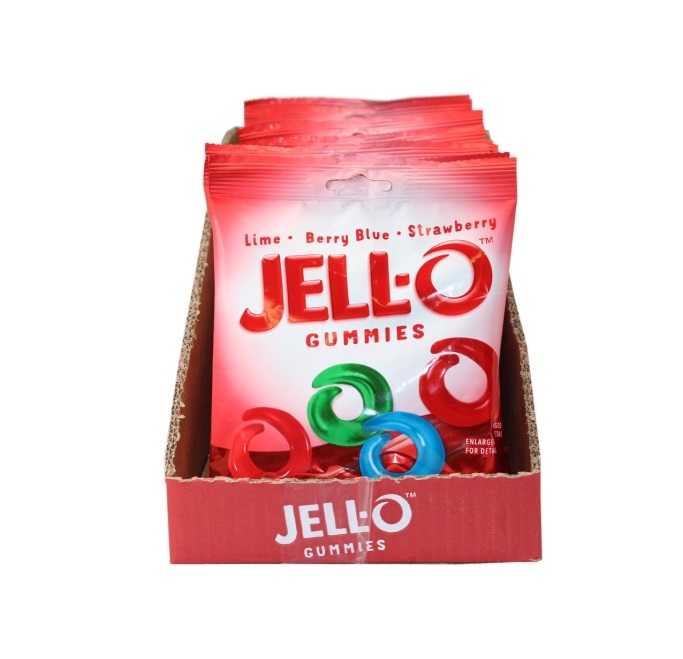 Jell-o lime berry blue strawberry gumi h/b 4.5oz