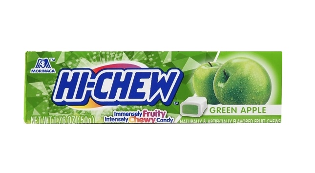 Hi-chew green apple frt chews stick 15ct 1.76oz