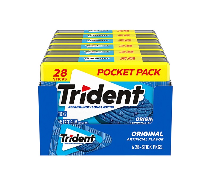 Trident original pocket pack 6ct