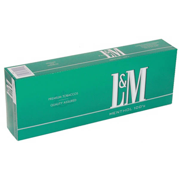 L&m menthol 100 box