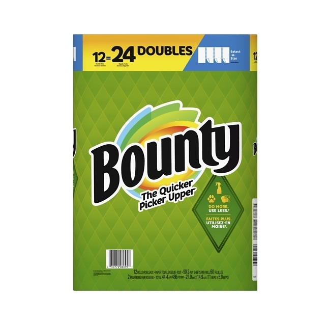 Bounty paper towel roll 90/2ply