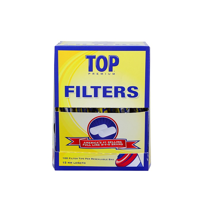 Top filter tips 15mm 30ct