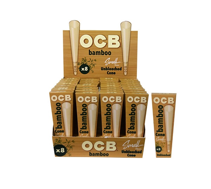 Ocb bamboo cone small 32/8ct
