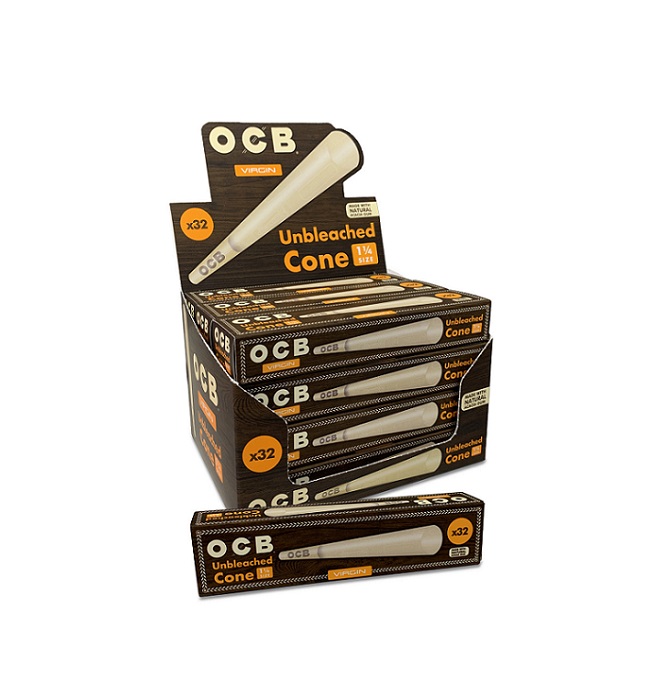 Ocb virgin cone 1.25`` 12/32pk