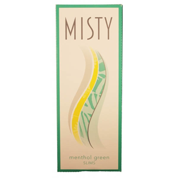 Misty menthol green 100 box