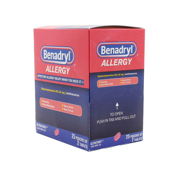 Benadryl allergy 25/2ct