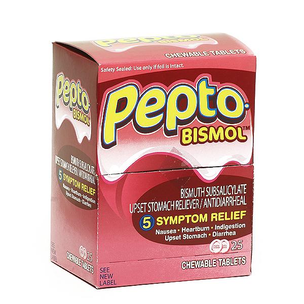 PEPTO BISMOL SYMPTOM RELIEF 25CT - Single Dose - Medicine - Texas Wholesale