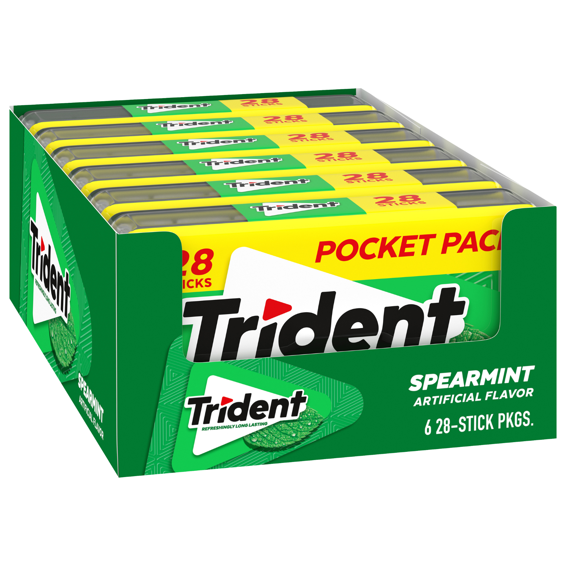 Trident spearmint 6ct