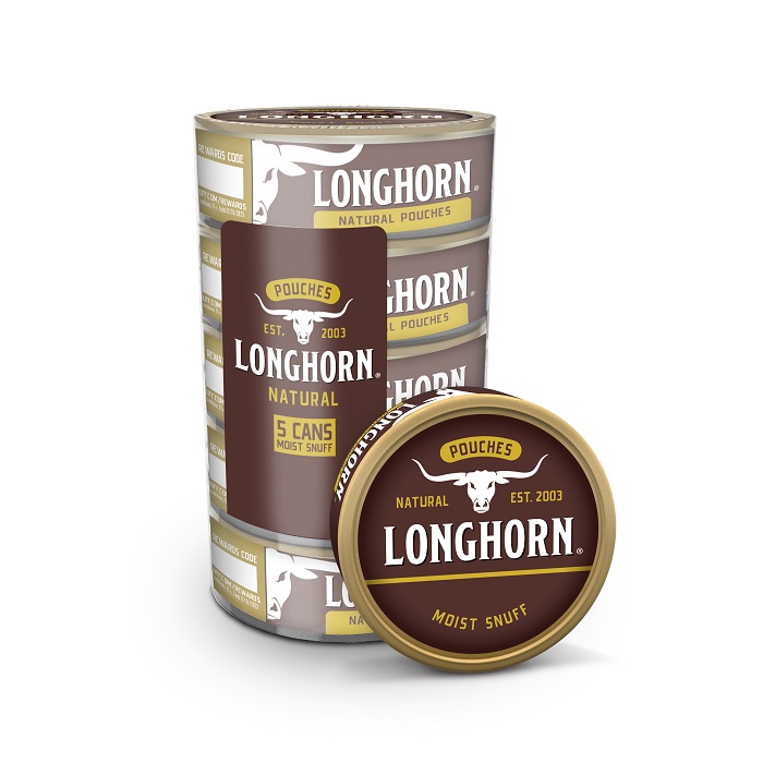 Longhorn natural pouches 5ct 0.82oz