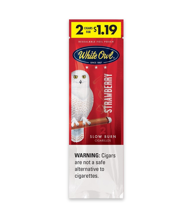 White owl strawberry 2/$1.19 f.p 30/2pk