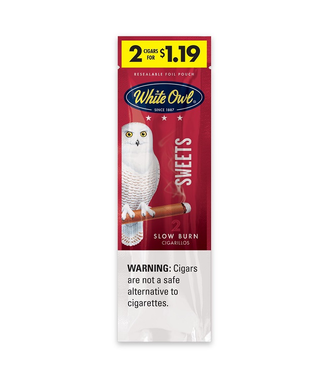 White owl sweets 2/$1.19 f.p 30/2pk