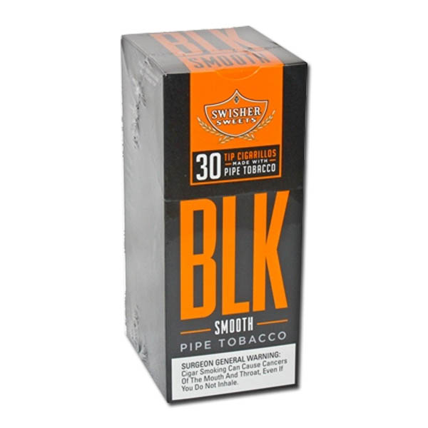 Swisher sweets blk smooth tip 30ct